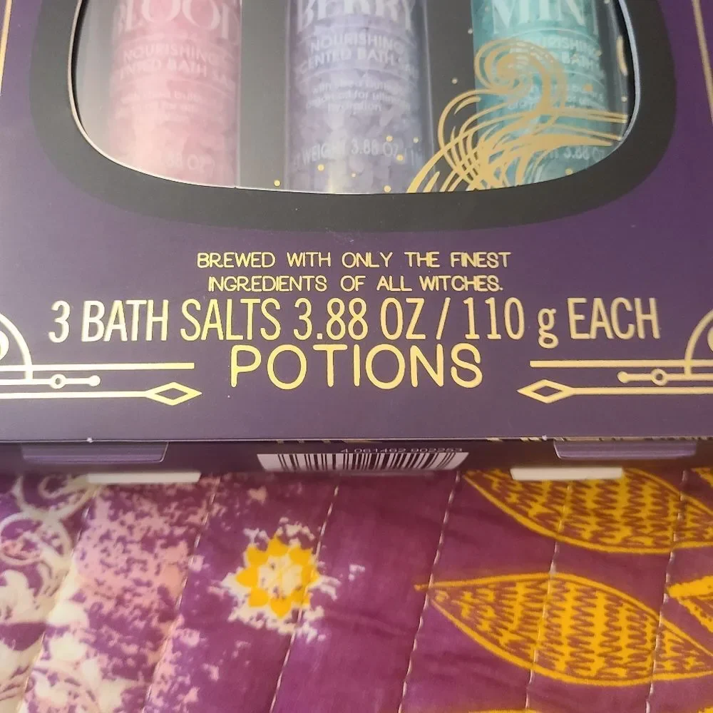 Lacura Bath Salts Witch's Brew Shea Butter And Argan Oil Set‎ Of 3